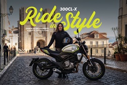 CFMOTO lança campanha "Ride in Style" com oferta de equipamento na compra da moto 300CL-X