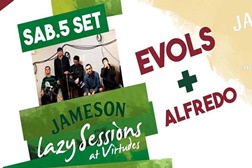 Evols no na Jameson Lazy Sessions @ Virtudes este sábado no Porto