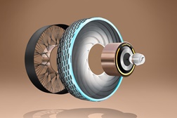 Goodyear inventa o pneu cápsula e com “seda de aranhas” - Pneu conceptual autorregenrativo