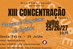 XIII Concentração do Moto Clube de Espinho, 25 a 27 de julho
