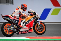 MotoGP 2022 GP Indonésia, MotoGP - Marc Márquez liderou TL3 em slicks, sem alteração dos tempos gerais - As condições chuvosas ditaram de novo 