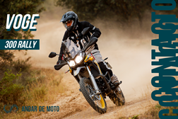 Video do contacto com a Voge 300 Rally - Adventure para todos