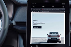 Polestar instala o navegador web Vivaldi no Polestar 2 - É o primeiro navegador do Android Automotive OS