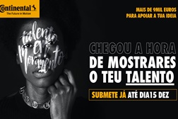 Continental lembra que quer pôr o “Talento em Movimento”  - Teatro, Fotografia, Artes Plásticas, Dança, Magia e Música