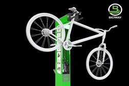 Estacionamento e Estação Self – Service  de manutenção para Bicicletas