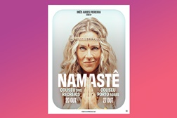 Inês Aires Pereira estreia espetáculo a solo - “Namastê” estreia em outubro em Lisboa e Porto