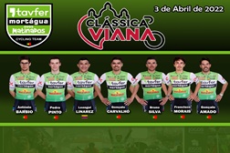 Equipa Continental UCI Tavfer-Mortágua-Ovos Matinados promete espetáculo na Clássica de Viana do Castelo