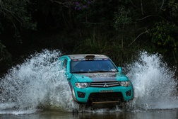 Equipe Ralliart Brasil vence categoria Super Production com Glauber Fontoura e Minae Miyauti