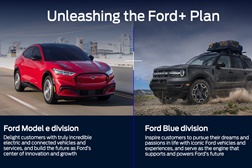 Ford divide-se em duas empresas: Ford Model e + Ford Blue - Plano Ford+ dá origem a dois negócios distintos