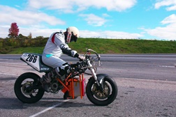 A moto elétrica a hidrogénio do MIT