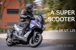 Teste Aprilia SR GT 125 - A Super Scooter