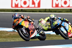 Moto2, Phillip Island - Binder em terceira vitória da temporada, com Miguel Oliveira 11º e Bagnaia 12º