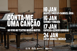 “Conta-me uma Canção”  regressa ao Teatro Maria Matos  - Em janeiro de 2024 com quatro apresentações únicas