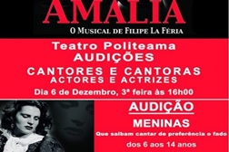 Audições para novo espectáculo de Filipe La Féria "Amália"