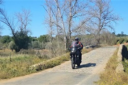 Saída da Ponte romana de Vila Ruiva