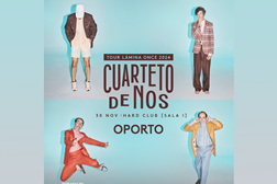 Cuarteto de Nos apresentam-se no Porto  - Com a Lámina Once Tour 2024