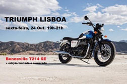 Triumph Lisboa apresenta nova Bonneville T214 SE Limited Edition