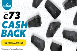 Campanha "CashBack" da Cardo oferece 10% de reembolso na compra de intercomunicadores premium