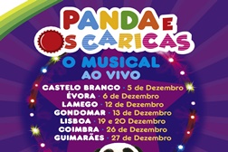 Digressão do Panda e os Caricas arranca amanhã em Castelo Branco