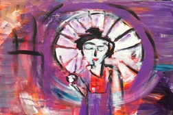 Exposição "Do Ocidente para o Oriente" na pintura de Natália Gromicho no Museu do Oriente