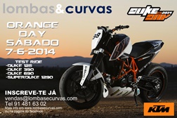Orange Day Lombas e Curvas - Test-Ride aos modelos mais recentes da KTM