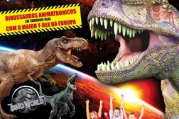 Dino World On Tour chega a Vila Nova de Gaia