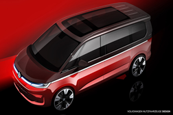 Volkswagen divulga os primeiros esboços do novo Multivan - Novo modelo de plataforma MQB apresentado em Junho
