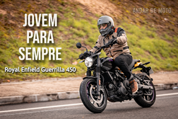 Teste Royal Enfield Guerrilla 450 - Jovem para sempre