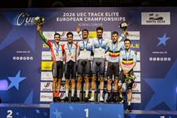 Portugal conquista medalha de prata no madison do Europeu de Pista