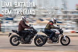 Comparativo Triumph Trident 660 vs Yamaha MT-07 - Uma batalha sem tréguas!