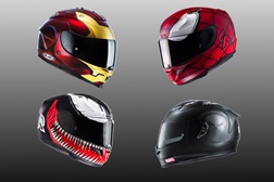 Capacetes de motociclismo HJC Marvel - transforma-te no teu herói favorito