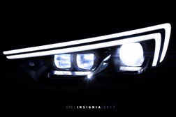 Novos faróis IntelliLux LED® estreiam no novo Opel Insignia