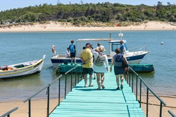 Passeios de barco no rio Mira entre Vila Nova de Milfontes e Odemira