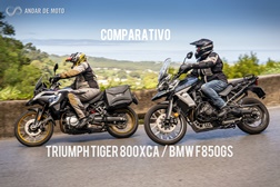Comparativo Triumph Tiger 800XCA/ BMW F850GS