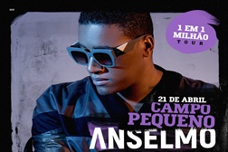 Anselmo Ralph inicia nova tour "Um em 1 milhão" no Campo Pequeno