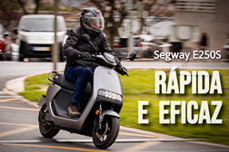 Teste Segway E250S - Rápida e eficaz