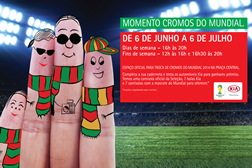Troca de cromos no forum Madeira para festejar o mundial