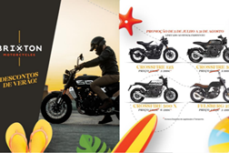Brixton Motorcycles com campanha de verão