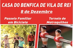 Casa do Benfica de Vila de Rei organiza Passeio em Bicicleta e Torneio de Matraquilhos