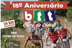 XVIII Aniversário do BTT Clube de Chaves é já no próximo domingo dia 17 de Novembro