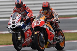 Marquez veio detrás para vencer