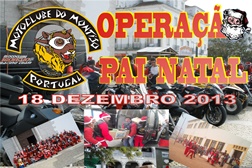 Operação Pai Natal do Motoclube do Montijo dia 18 de Dezembro