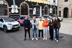 Artistas lisboetas dão ao novo Yaris Cross estilos únicos  - Embalagens originais para o evento First Drive
