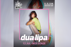DUA LIPA pela primeira vez no NOS ALIVE'24 - Primeira grande confirmação para a edição de 2024 do Festival
