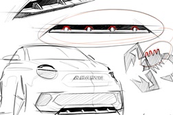 Como nasce um Escorpião: A criação do Abarth 500e - Agressividade elegante 