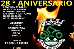 28º Aniversário do Moto Clube de Rio Maior, dia 20 de novembro