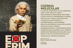 Ferrugem dá as fórmulas do próximo Experiment@ Cozinha Molecular este sábado em Famalicão