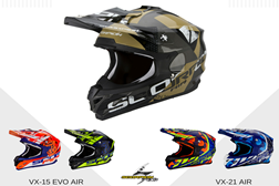 Capacetes Scorpion VX-15 EVO AIR e VX-21 AIR