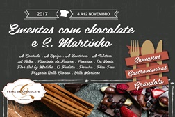 Ementas com Chocolate e S. Martinho nas Semanas Gastronómicas de Grândola
