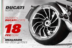 A Ducati Norte vai realizar o seu passeio de Fevereiro